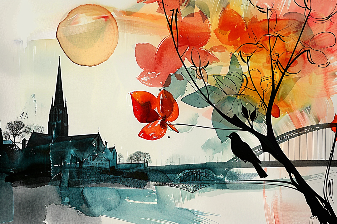 Herbstliche Stadtansichten