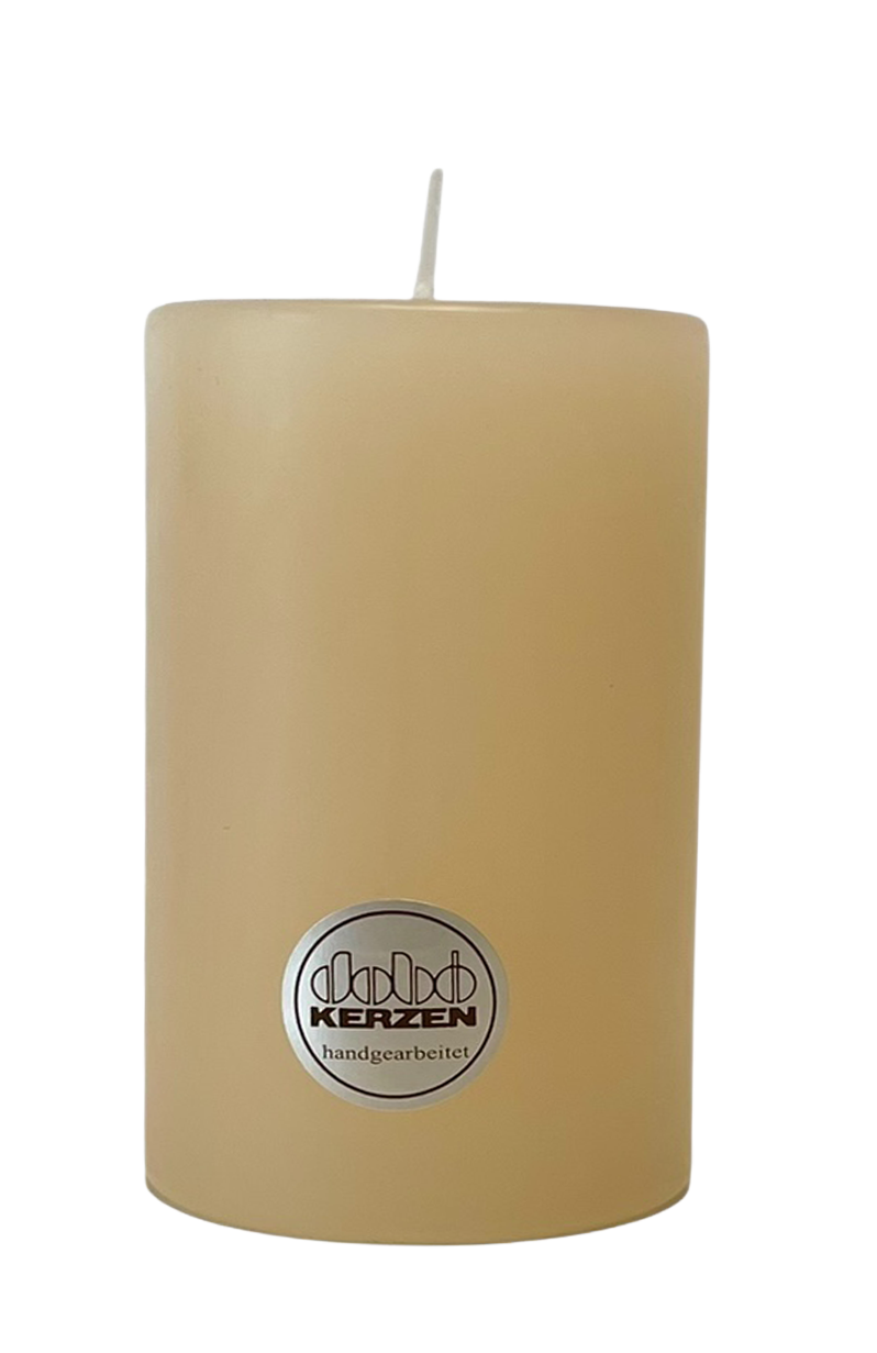 Sand Dobo-Kerze – handgegossen & rußfrei | Elegantes Design aus Deutschland