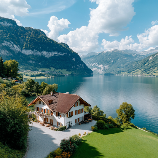 Traditionelles Landhaus am See