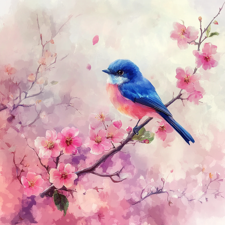 Frühlingsmelodie in Pastell