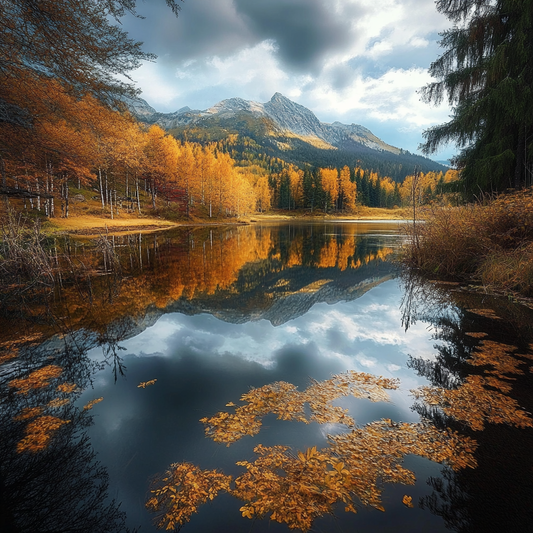 Goldener Herbst – Spiegelbild der Natur
