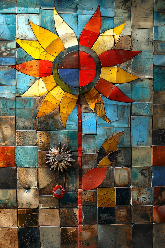Mosaik der Sonne