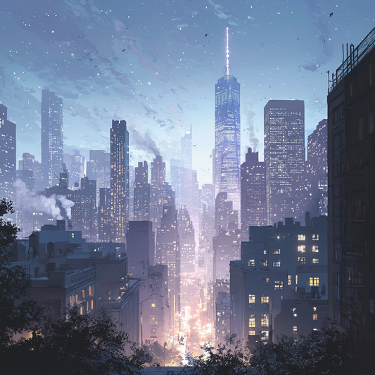 Cyberpunk-Dämmerung