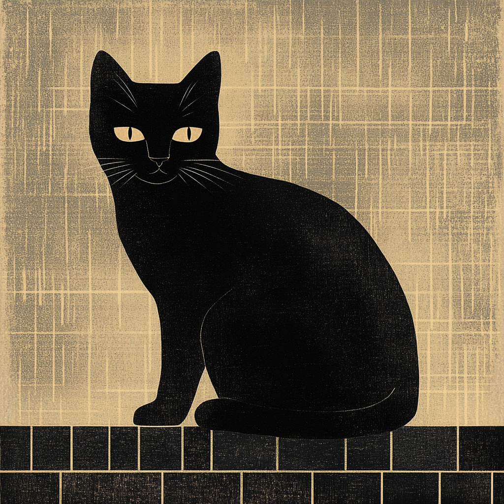 Eine Katze als stille Beobachterin