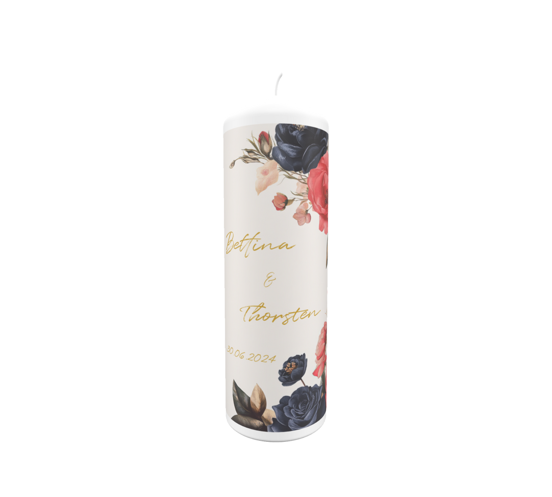 Hochzeitskerze „Herzlicht“ – modern, lebendig und voller Liebe