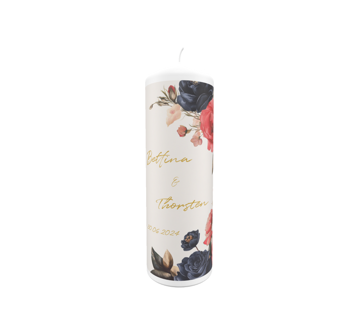 Hochzeitskerze „Herzlicht“ – modern, lebendig und voller Liebe