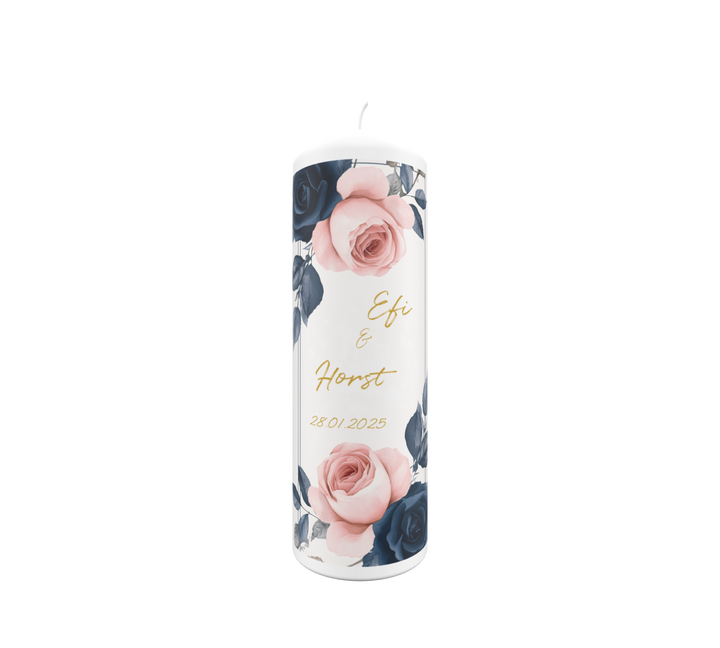 Hochzeitskerze Nordlichtliebe – skandinavisch & edel