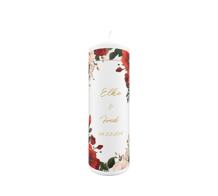 Hochzeitskerze Rosengoldklang – klassisch & kraftvoll