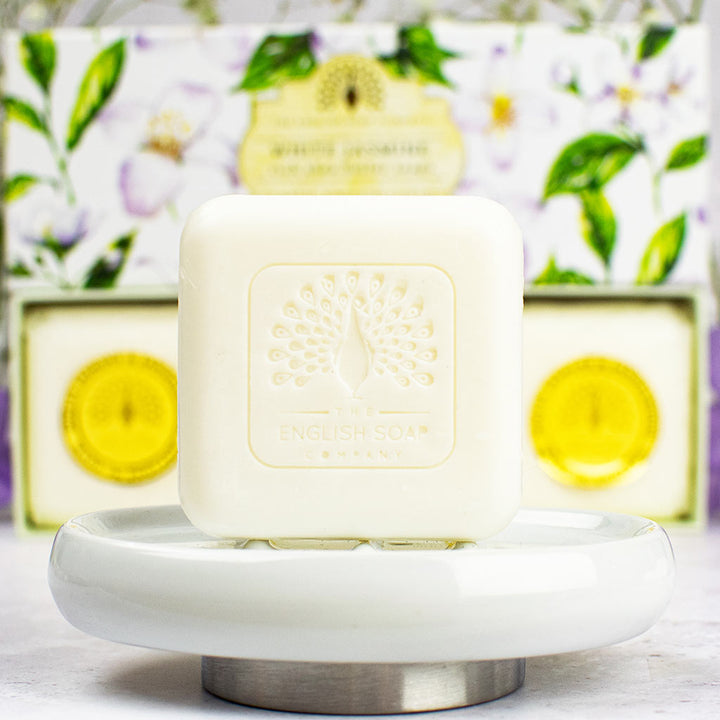 Bath & Body - Triple Soap Gift Box (3 x 100g) White Jasmine & Sandalwood