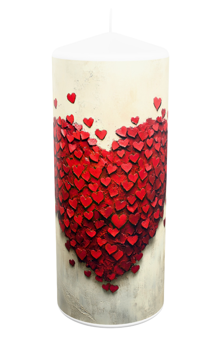 Kerze zum Valentinstag No.10