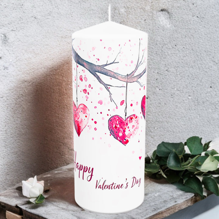 Kerze zum Valentinstag No.11