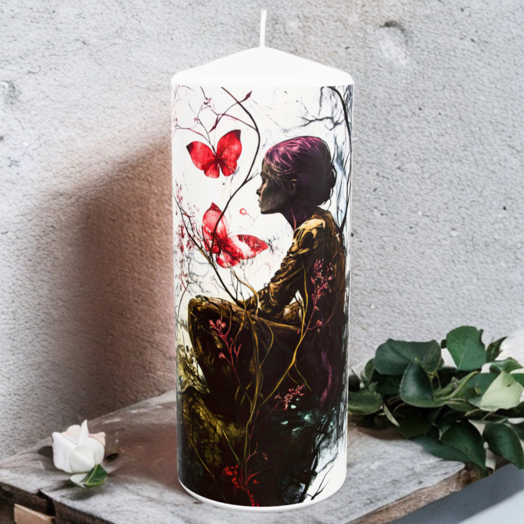Kerze zum Valentinstag No.16