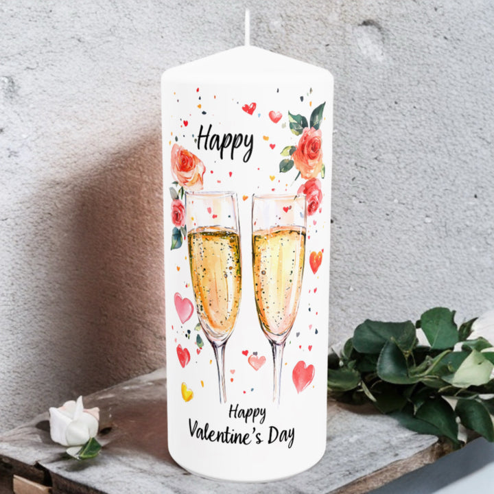 Kerze zum Valentinstag No.17