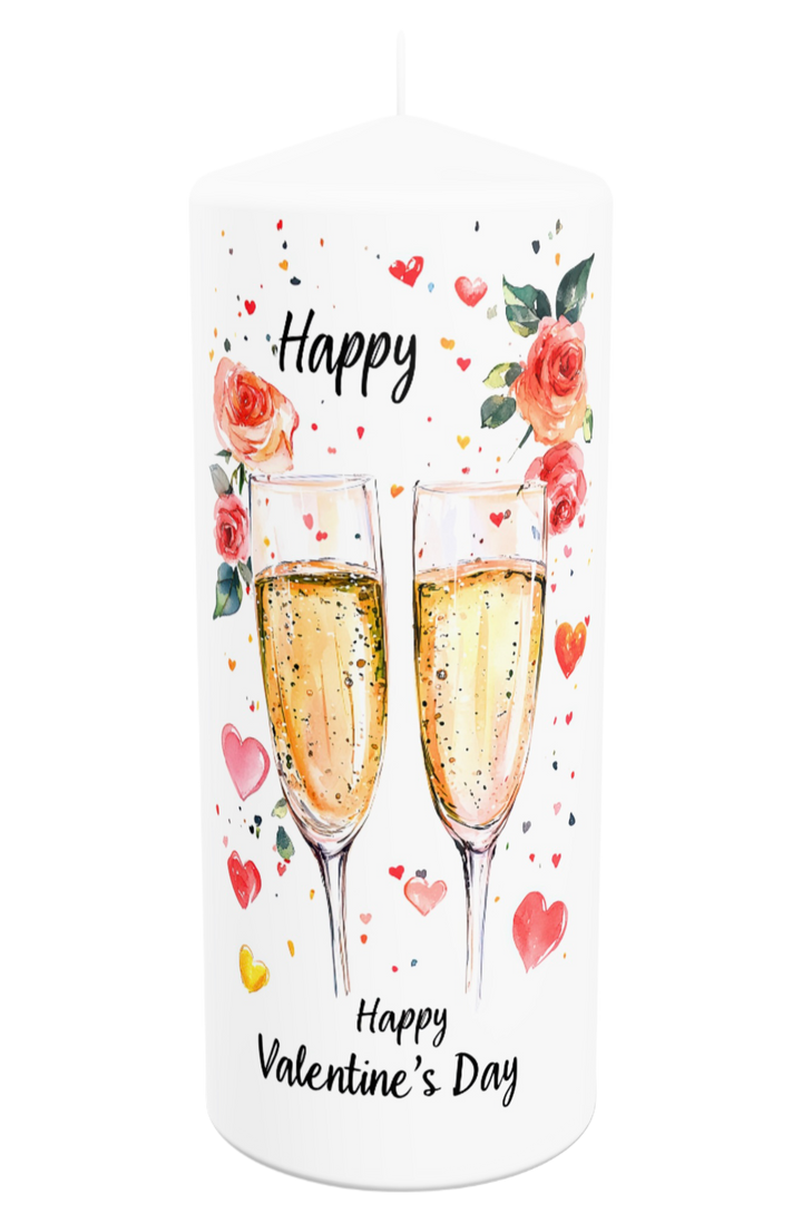 Kerze zum Valentinstag No.17
