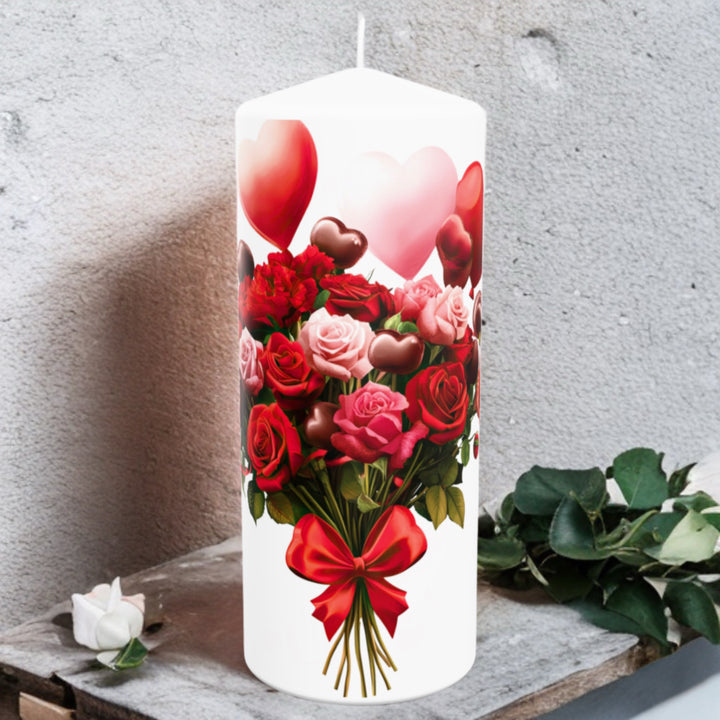 Kerze zum Valentinstag No.19