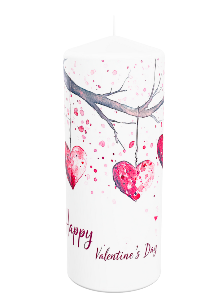 Kerze zum Valentinstag No.11