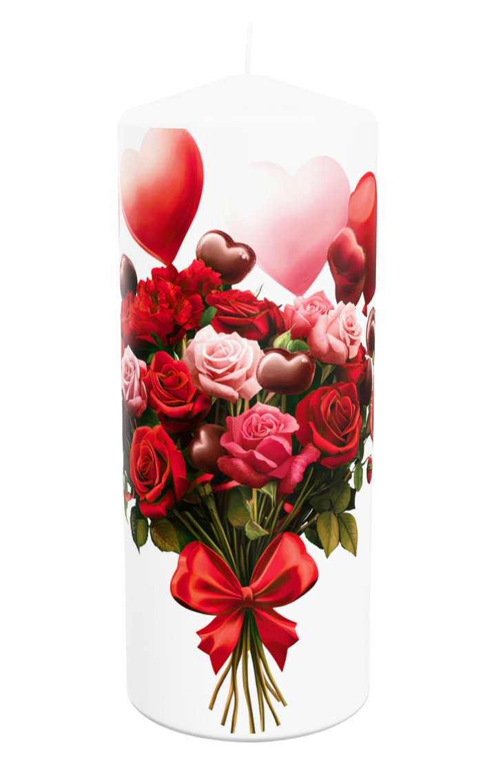 Kerze zum Valentinstag No.19
