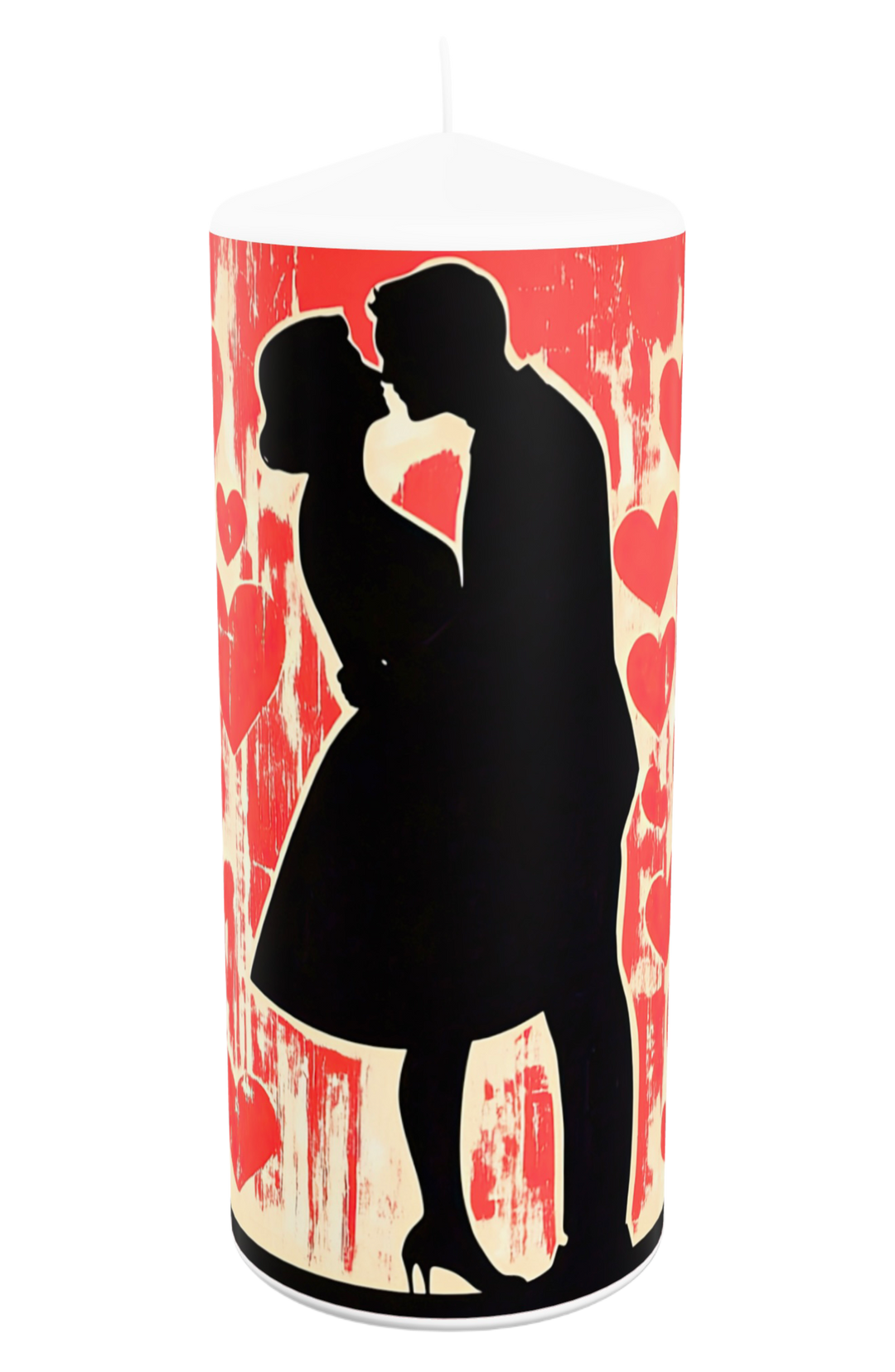 Kerze zum Valentinstag No.2