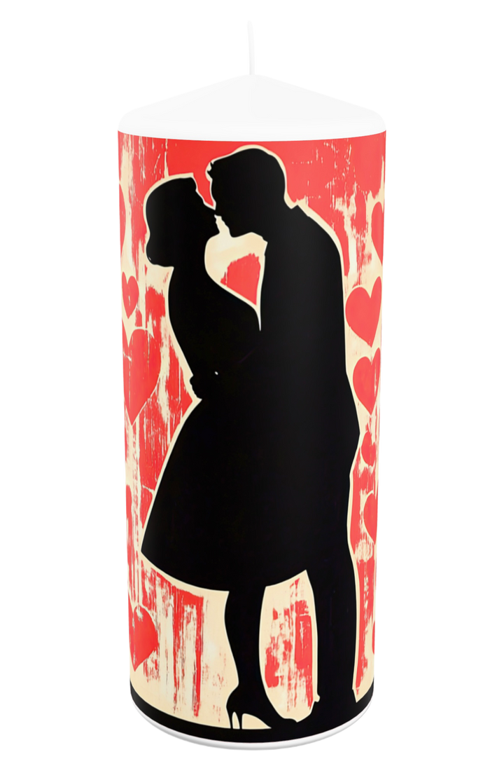 Kerze zum Valentinstag No.2