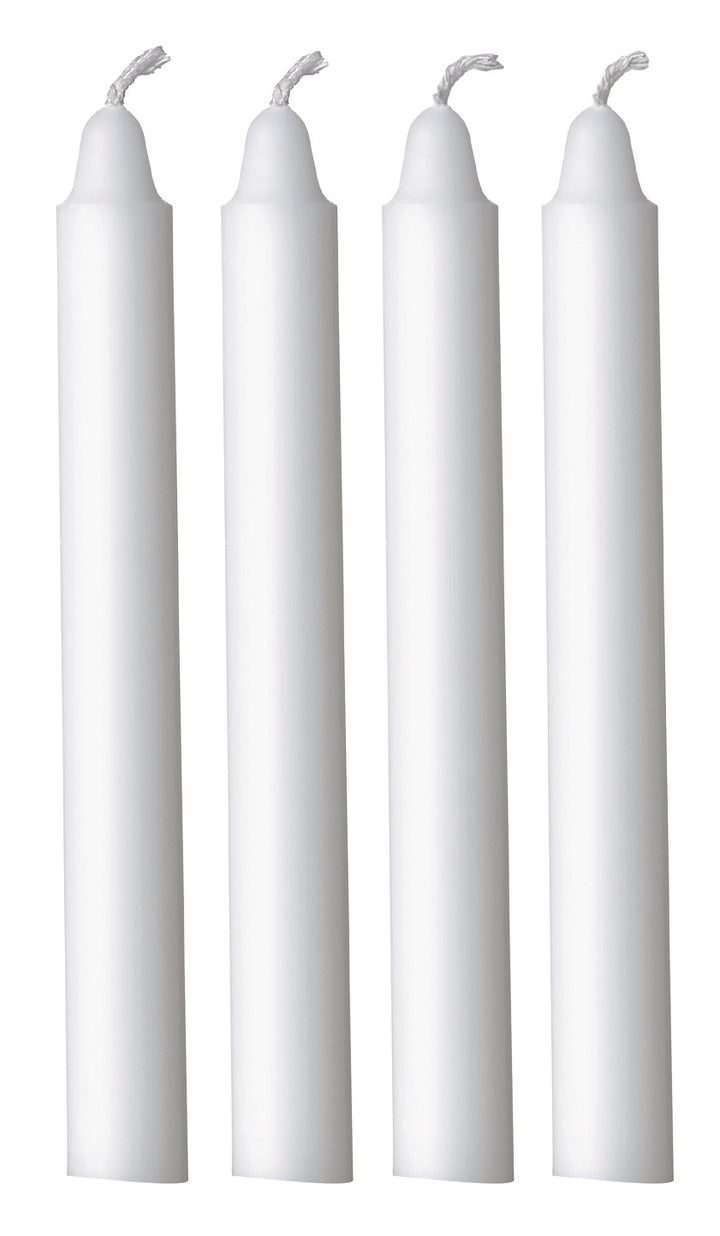 Weiße ASP-Holmblad Stearin Jule Lys – klassische dänische Baumkerzen mit klarer, ruhiger Flamme für den Weihnachtsbaum