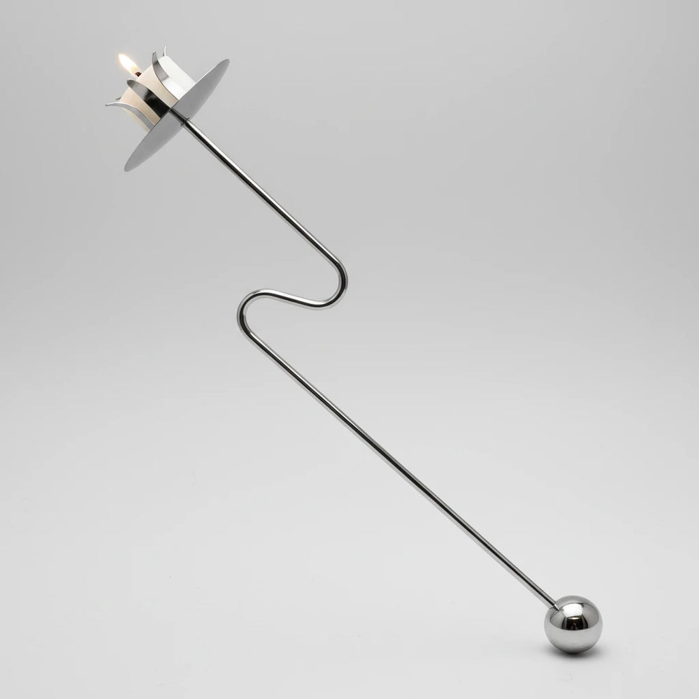 Balancehalter für Baumkerzen in Silber mit Gegengewicht, Metallhalter für Weihnachtsbaumkerzen