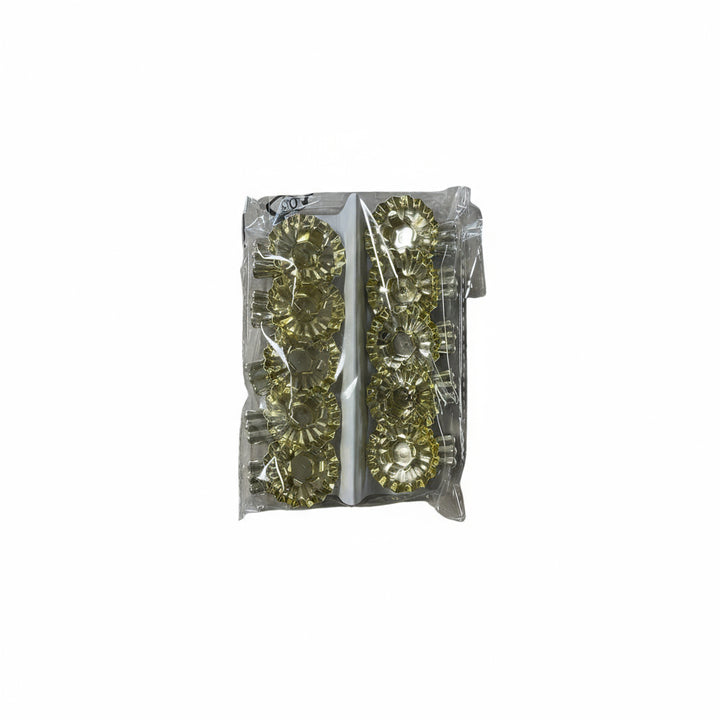 Baumkerzenhalter mit Klemme aus Metall in Gold – klassischer Christbaumkerzenhalter für den Weihnachtsbaum