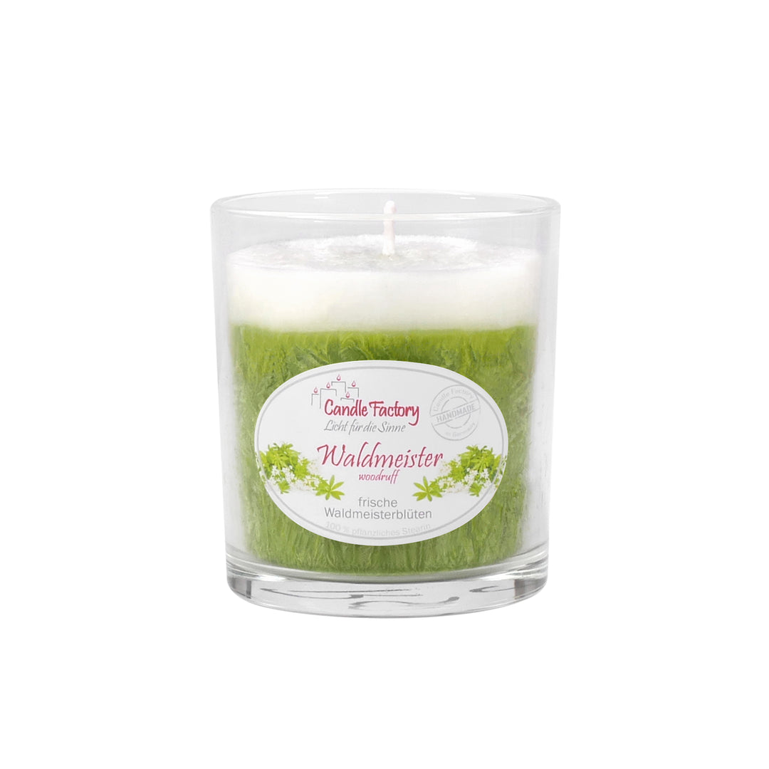 Duftkerze Waldmeister - aus nachhaltiger Herstellung von Candle Factory
