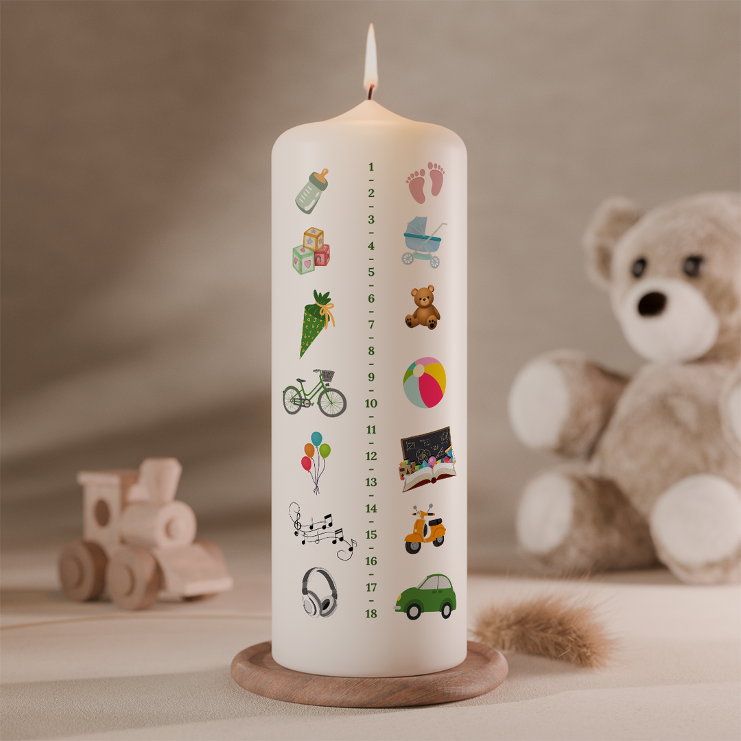 Lebenslicht Kinder 1–18 personalisiert