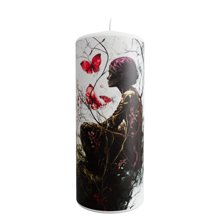 Kerze zum Valentinstag No.16