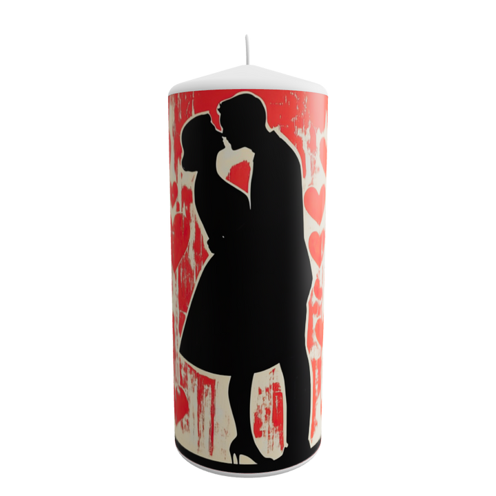 Kerze zum Valentinstag No.2