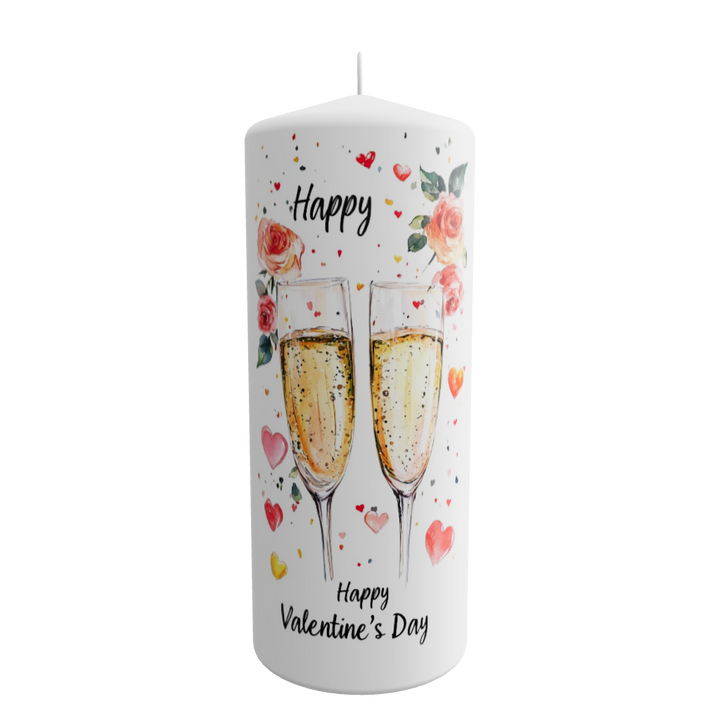 Kerze zum Valentinstag No.17