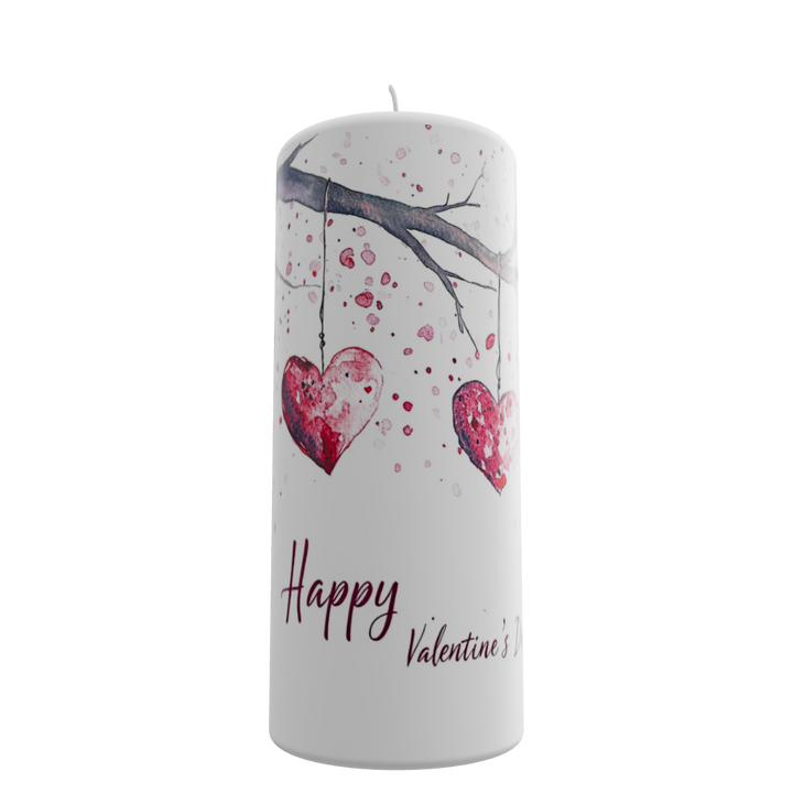 Kerze zum Valentinstag No.11