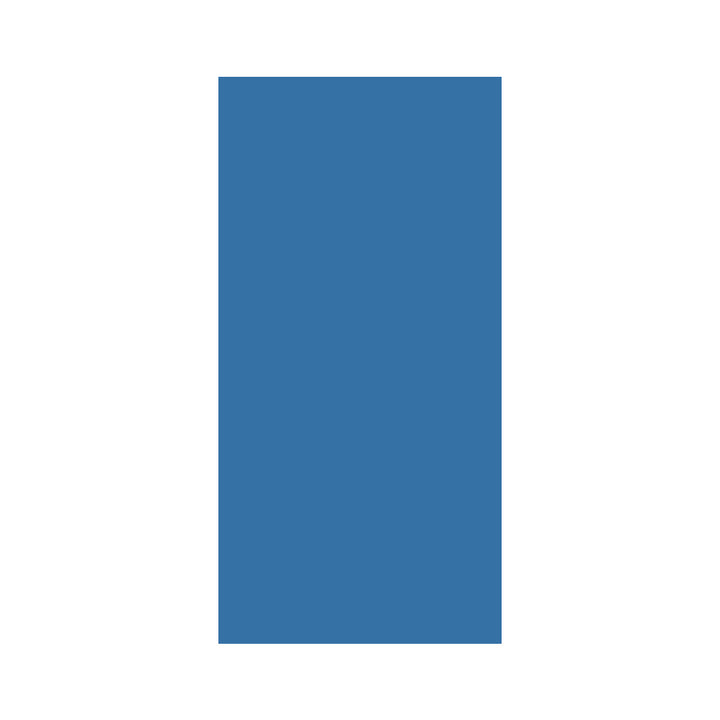 Azurblau Verzierwachsplatte aus Echtwachs 200x100 mm zum Verzieren von Kerzen