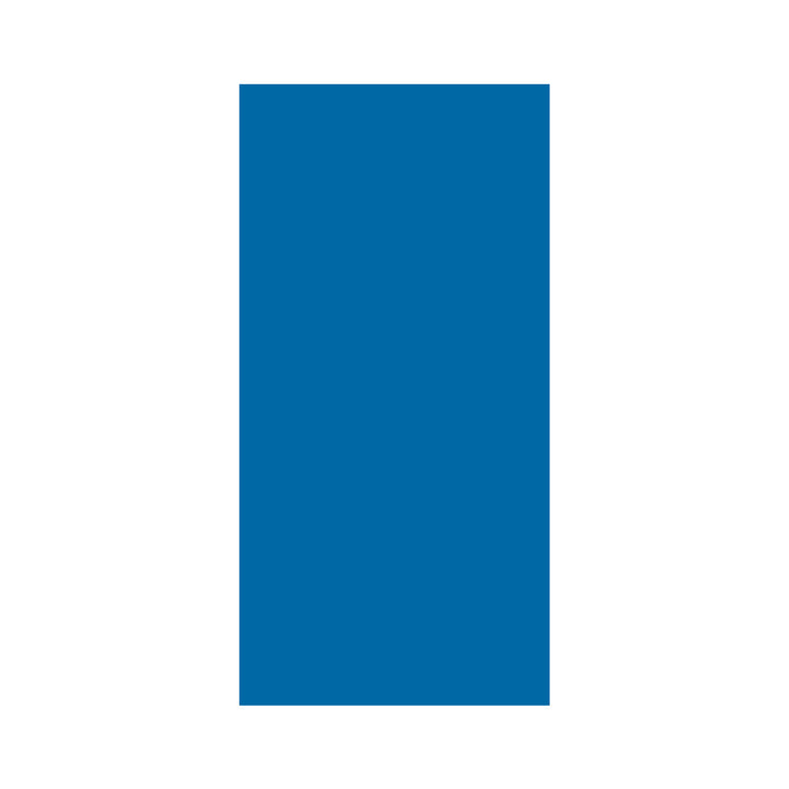 Blaue Verzierwachsplatte aus Echtwachs 200x100 mm zum Verzieren von Kerzen