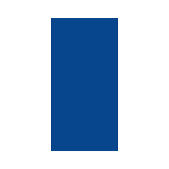 Enzianblaue Verzierwachsplatte aus Echtwachs 200x100 mm zum Verzieren von Kerzen