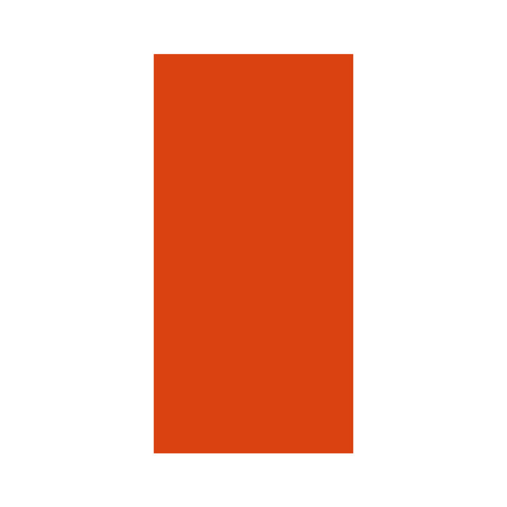 Orange Verzierwachsplatte aus Echtwachs 200x100 mm zum Verzieren von Kerzen